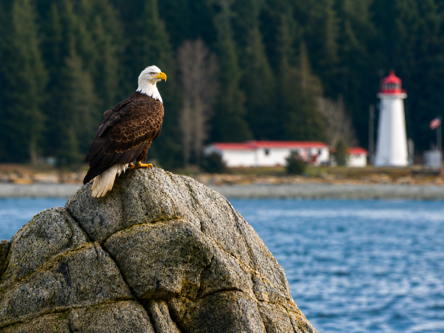 Bald Eagles at the Coast — Campbell River - British Columbia
