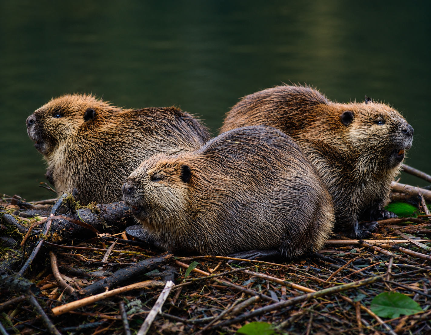Beaver Family — Nanaimo - British Columbia