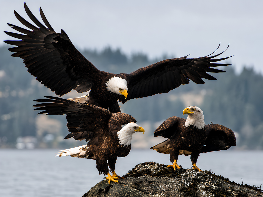 Bald Eagles — Campbell River - British Columbia