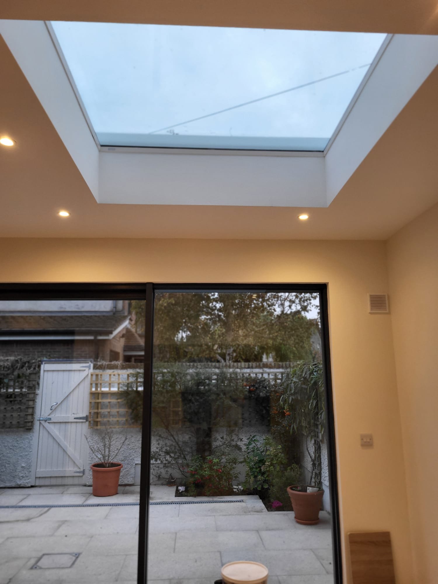 Patio doors and garden integration