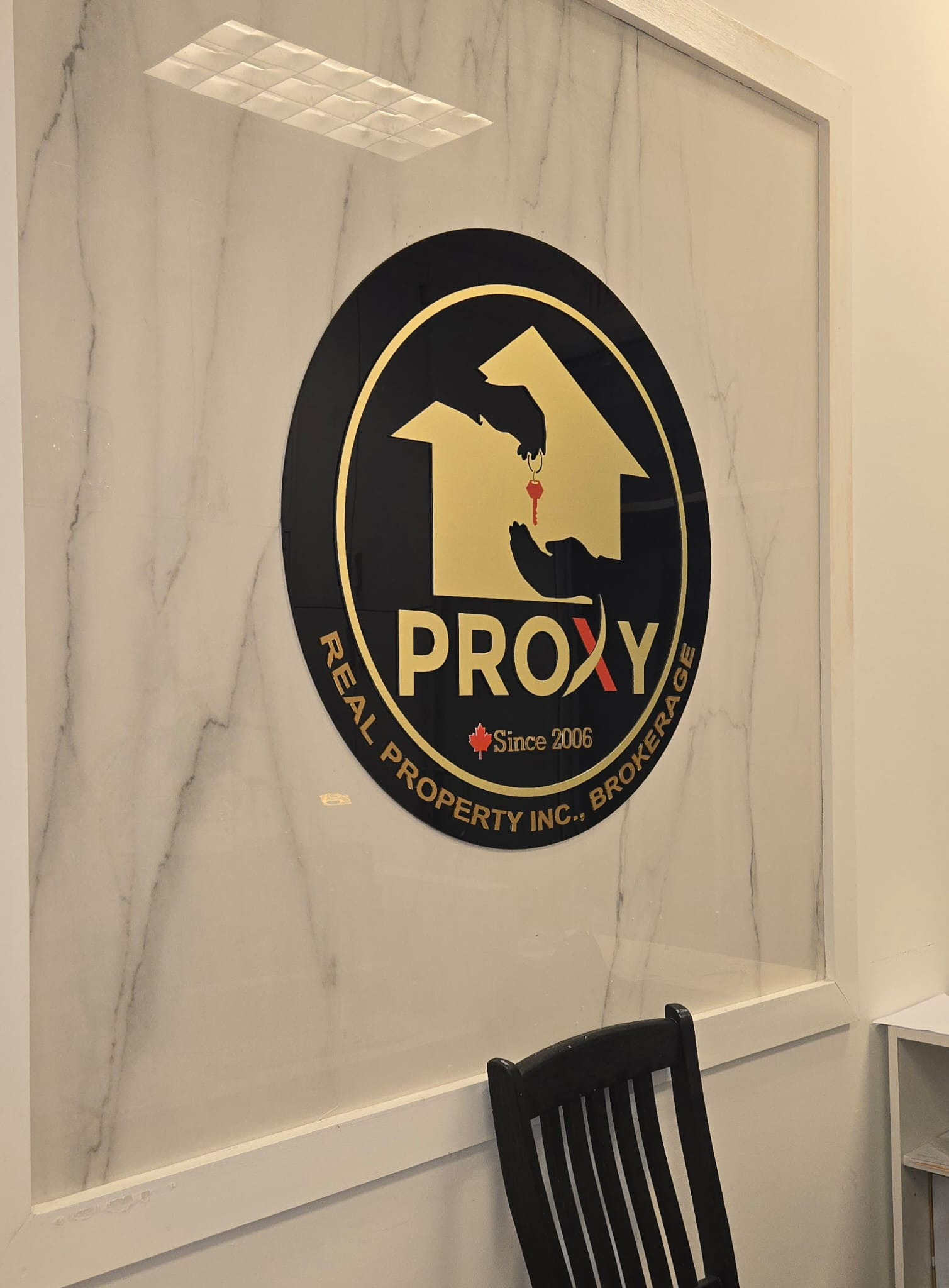 Reception Sign