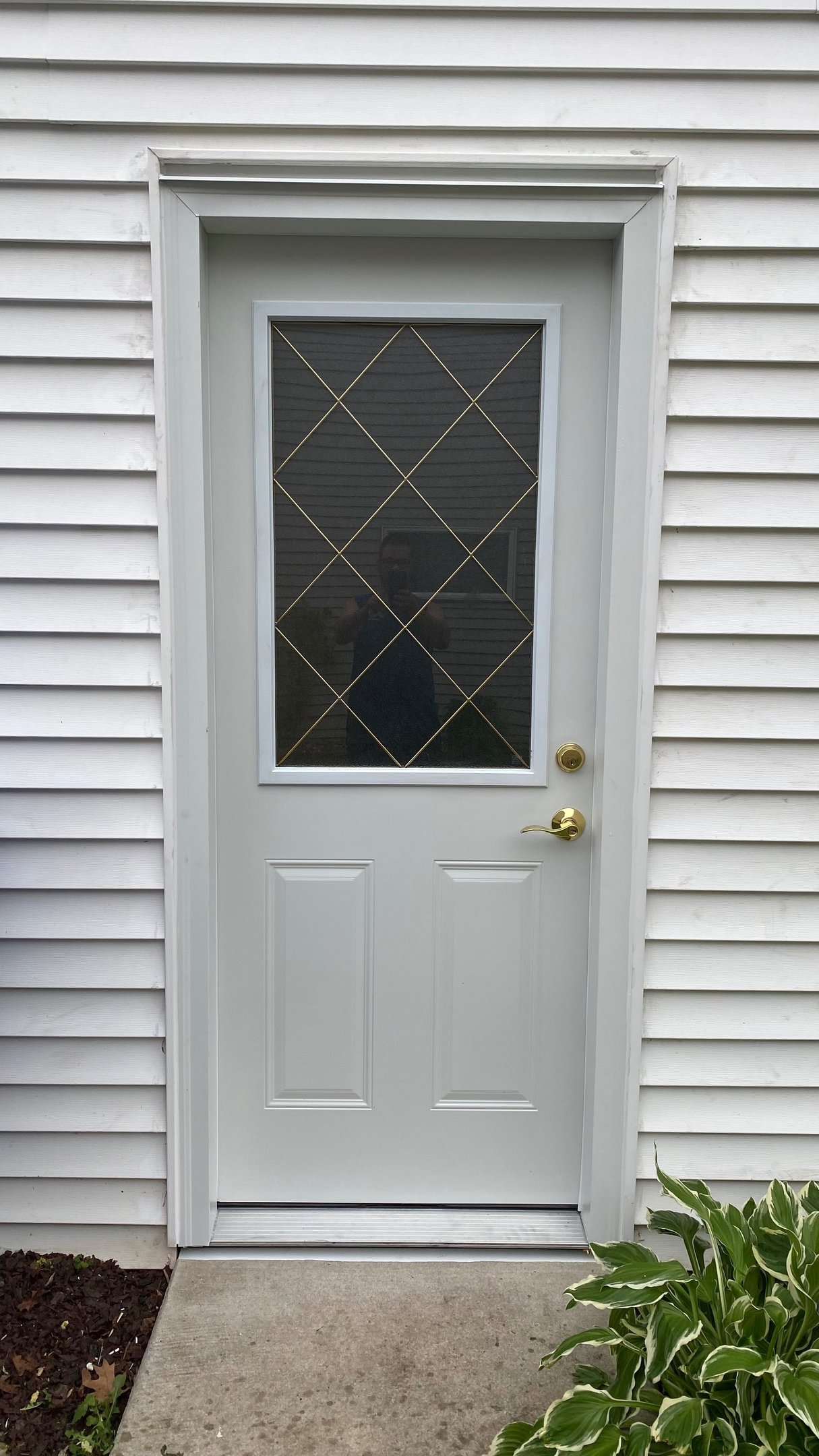 Exterior door installation completed by Streamline Framing