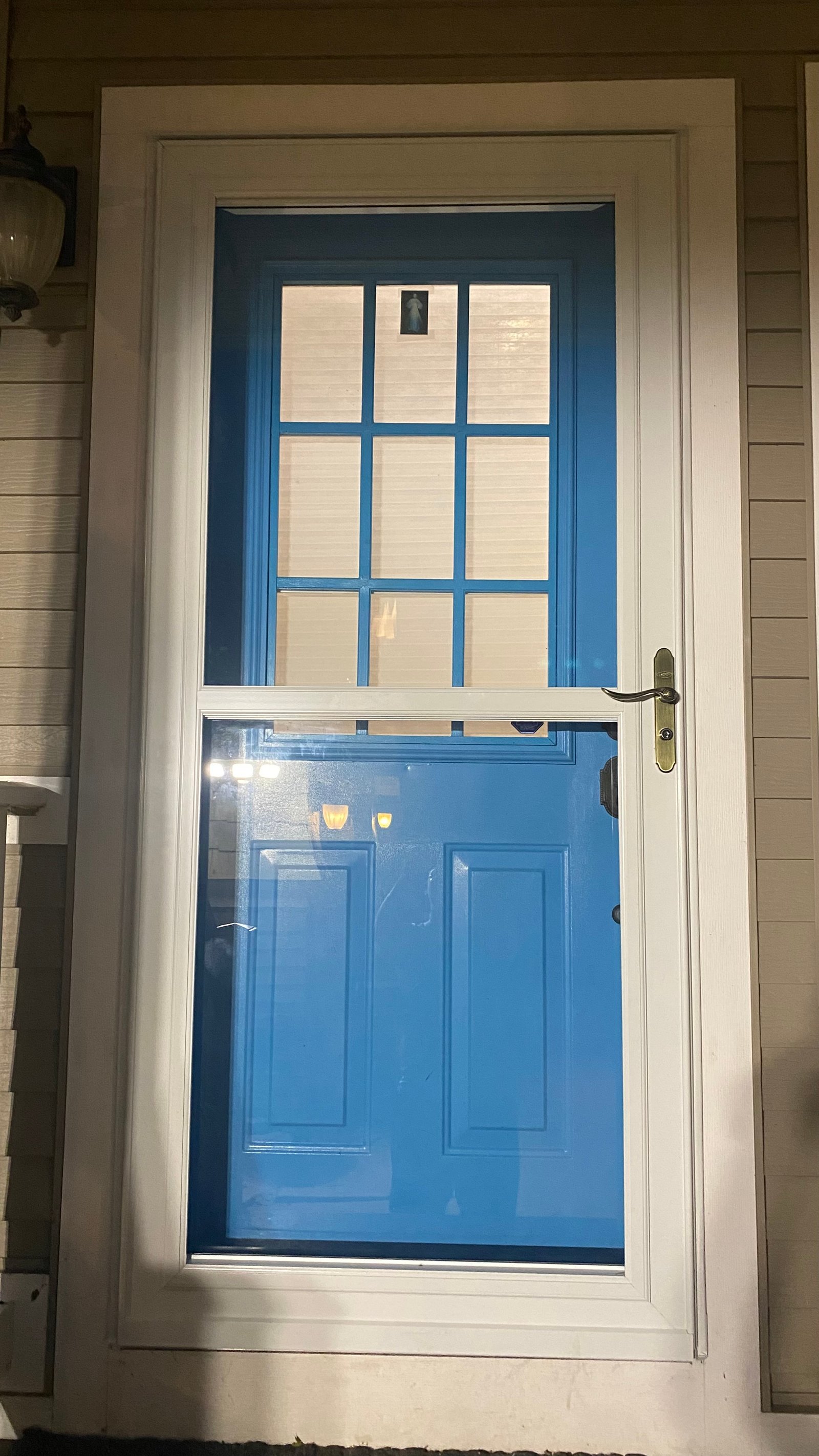Newly installed window with clean trim on an Appleton area home
