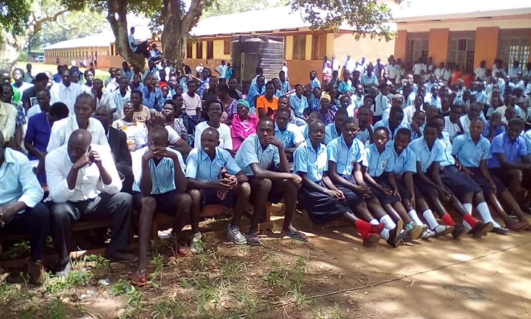 Girls empowerment event with KIFA banner