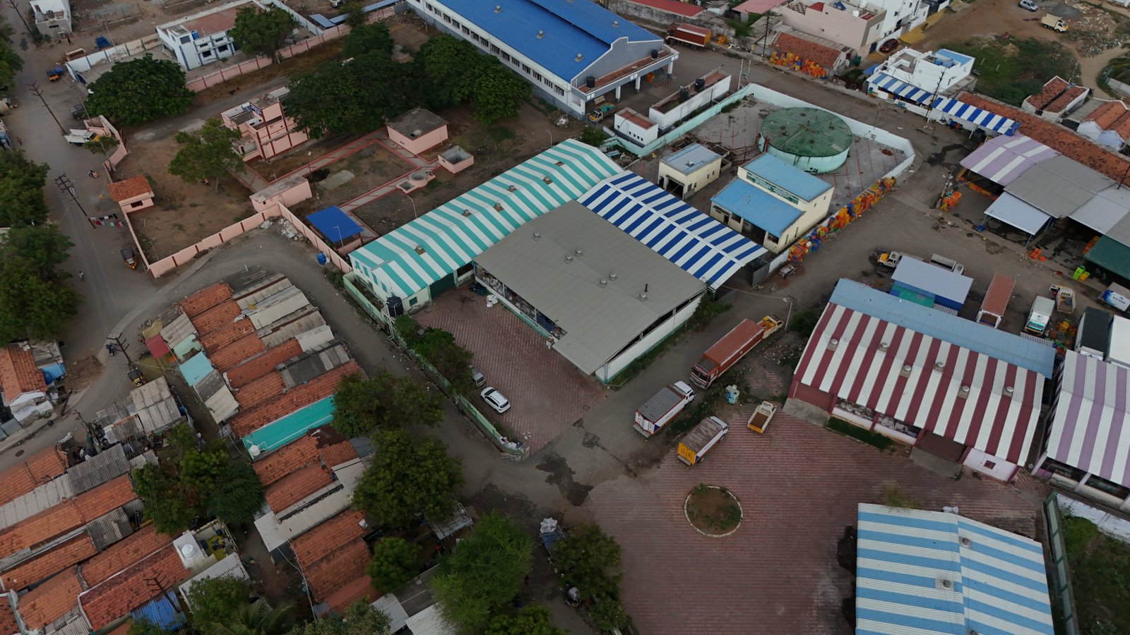 Greenzone Waste Management operations aerial view