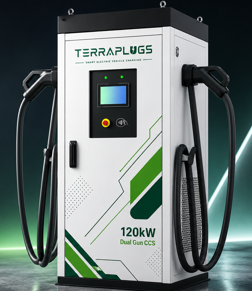 TERRAPLUG5 DC fast charger unit for commercial charging stations