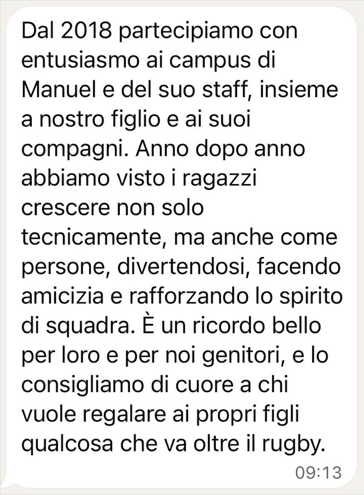 Una famiglia racconta la crescita e le amicizie nate nei campus