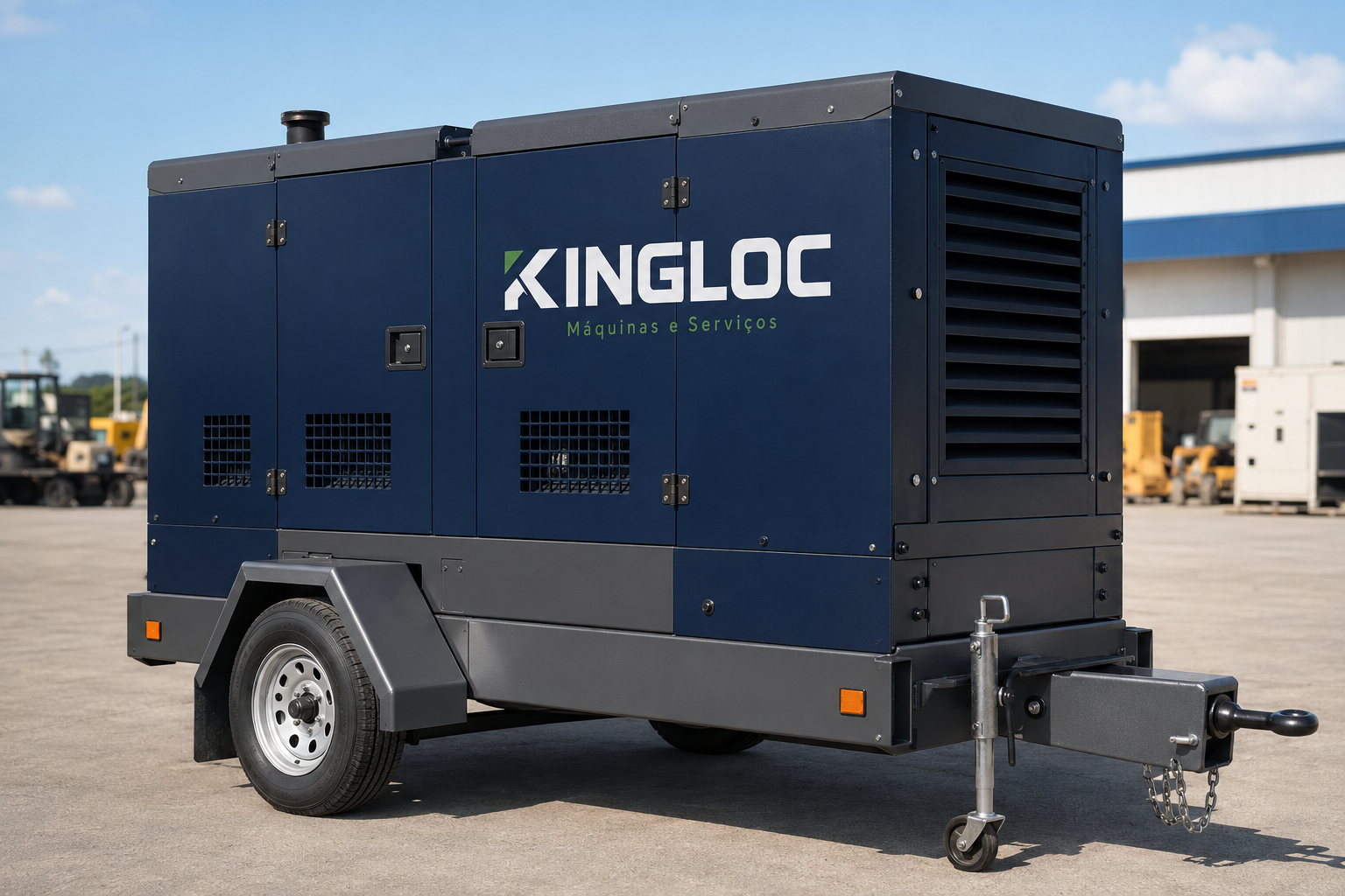 Grupo Gerador disponível para locação pela KingLoc