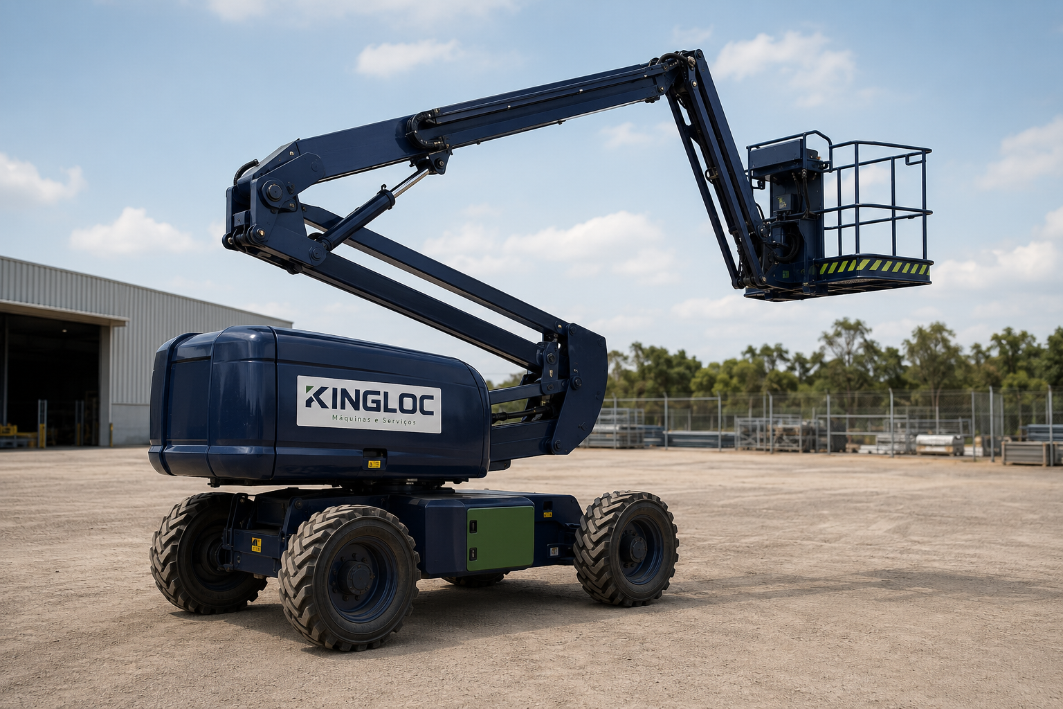 Plataforma Elevatória disponível para locação pela KingLoc