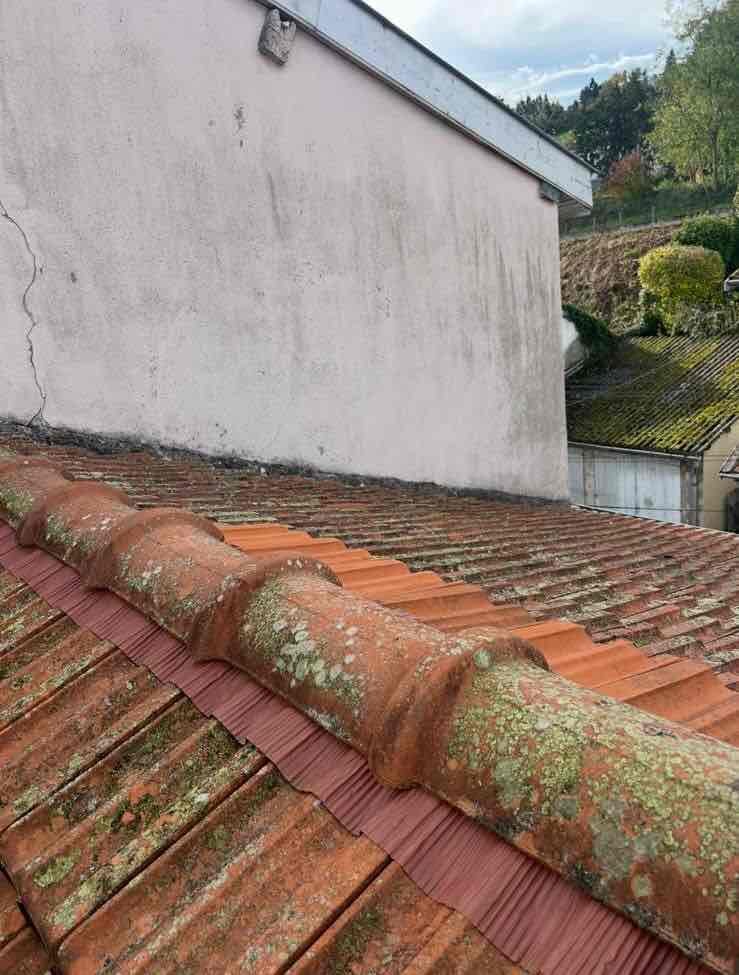 Avant travaux - Rénovation de toiture avec tuiles neuves