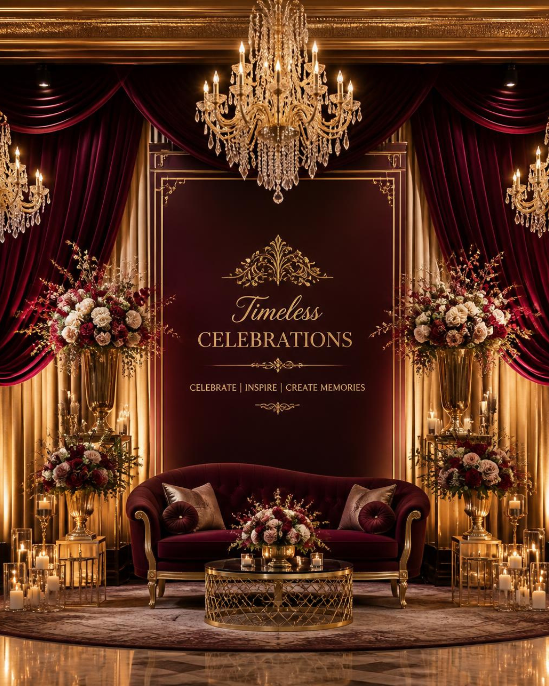 Backdrops & Décor rentals from Red Carpet Agency