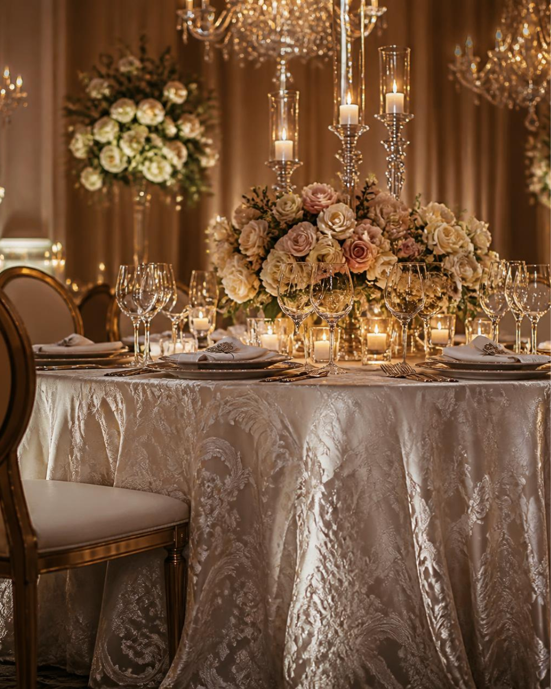 Linens & Tabletop rentals from Red Carpet Agency