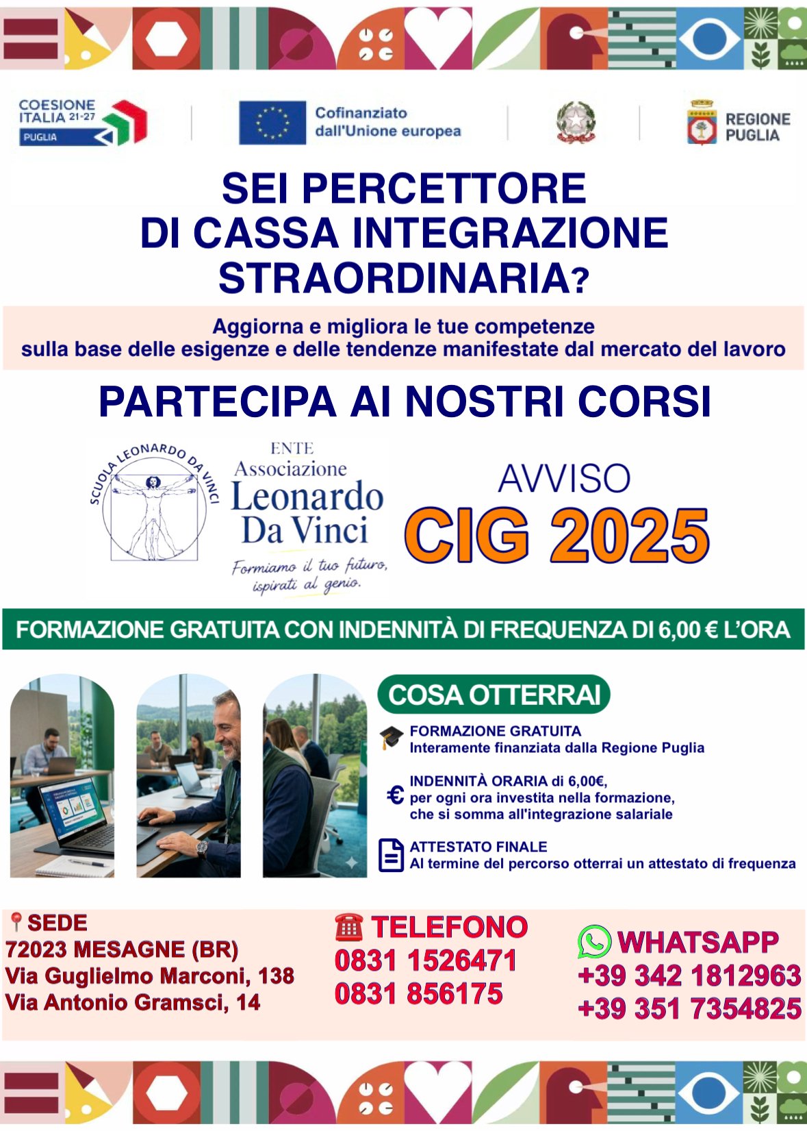 Locandina del corso CIG 2025