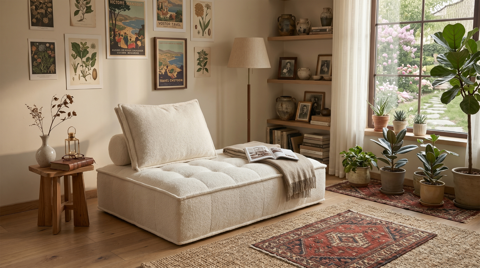 Modernist White Chair