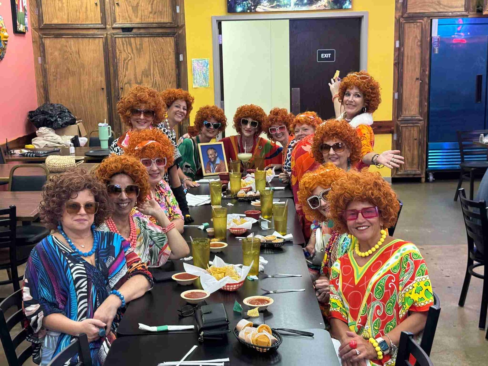 A private party on the patio at Manny's Tex-Mex Cafe
