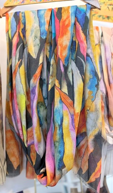Ian North scarves — Milo Collection Charcoal