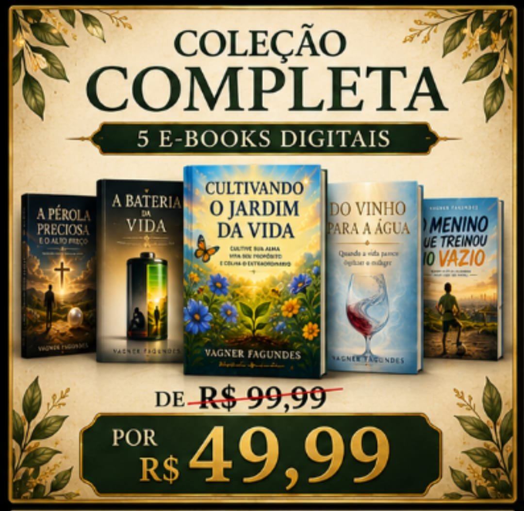 Coleção completa — 5 e-books digitais