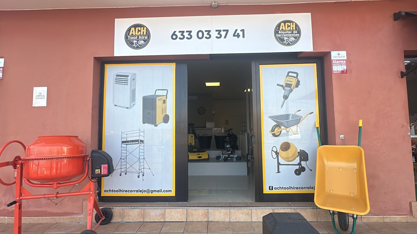 ACH Tool Hire shop interior