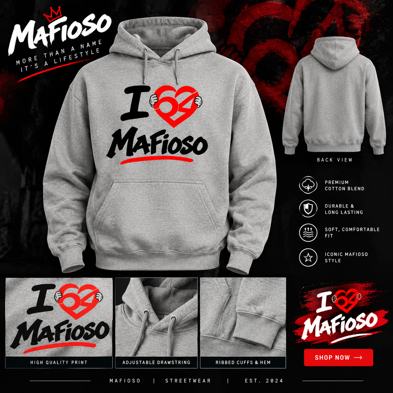 I Love Mafioso Sweatshirt/Hoodie