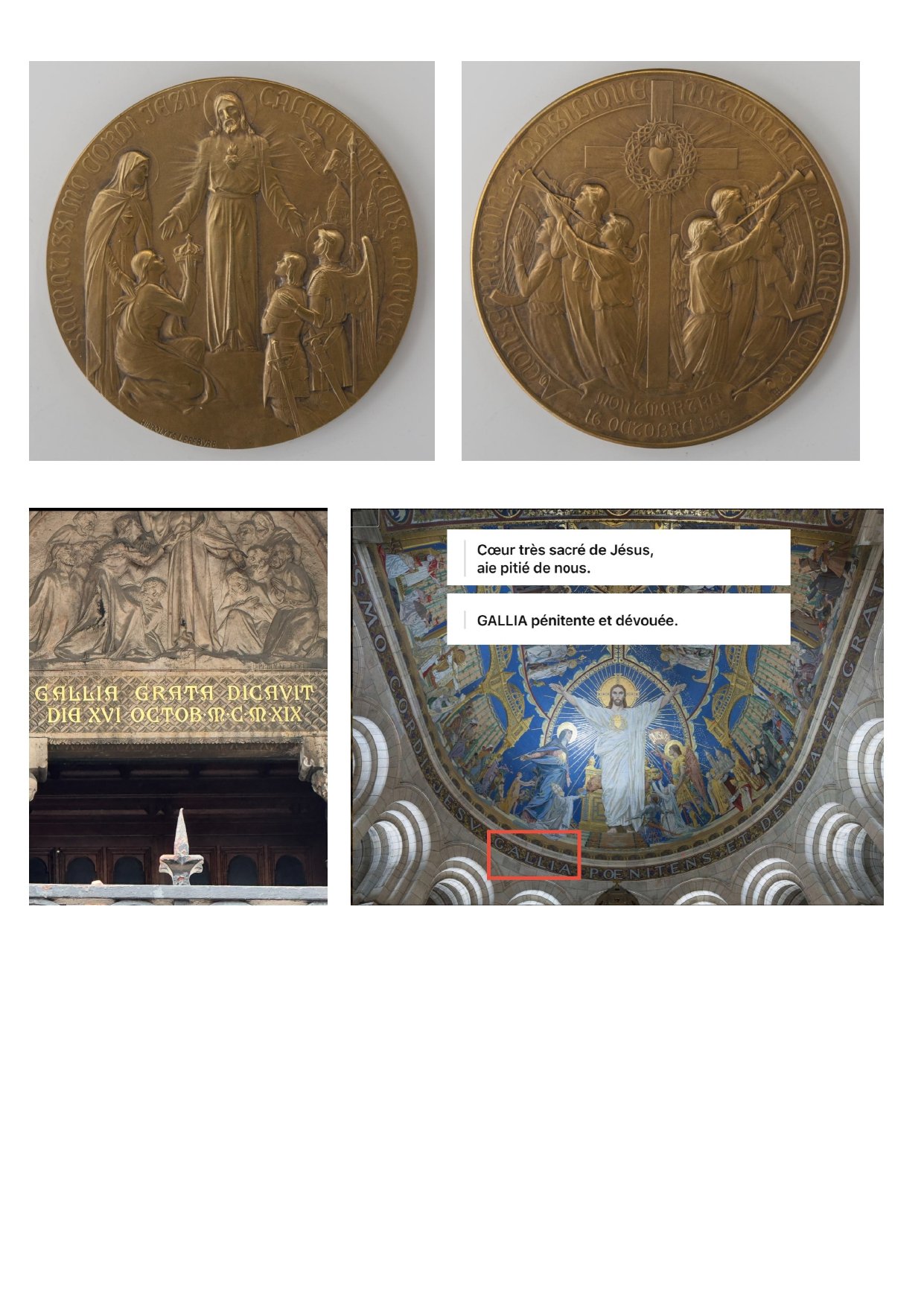 L'impératrice Eugenie consacre le sacré Coeur - Image 1