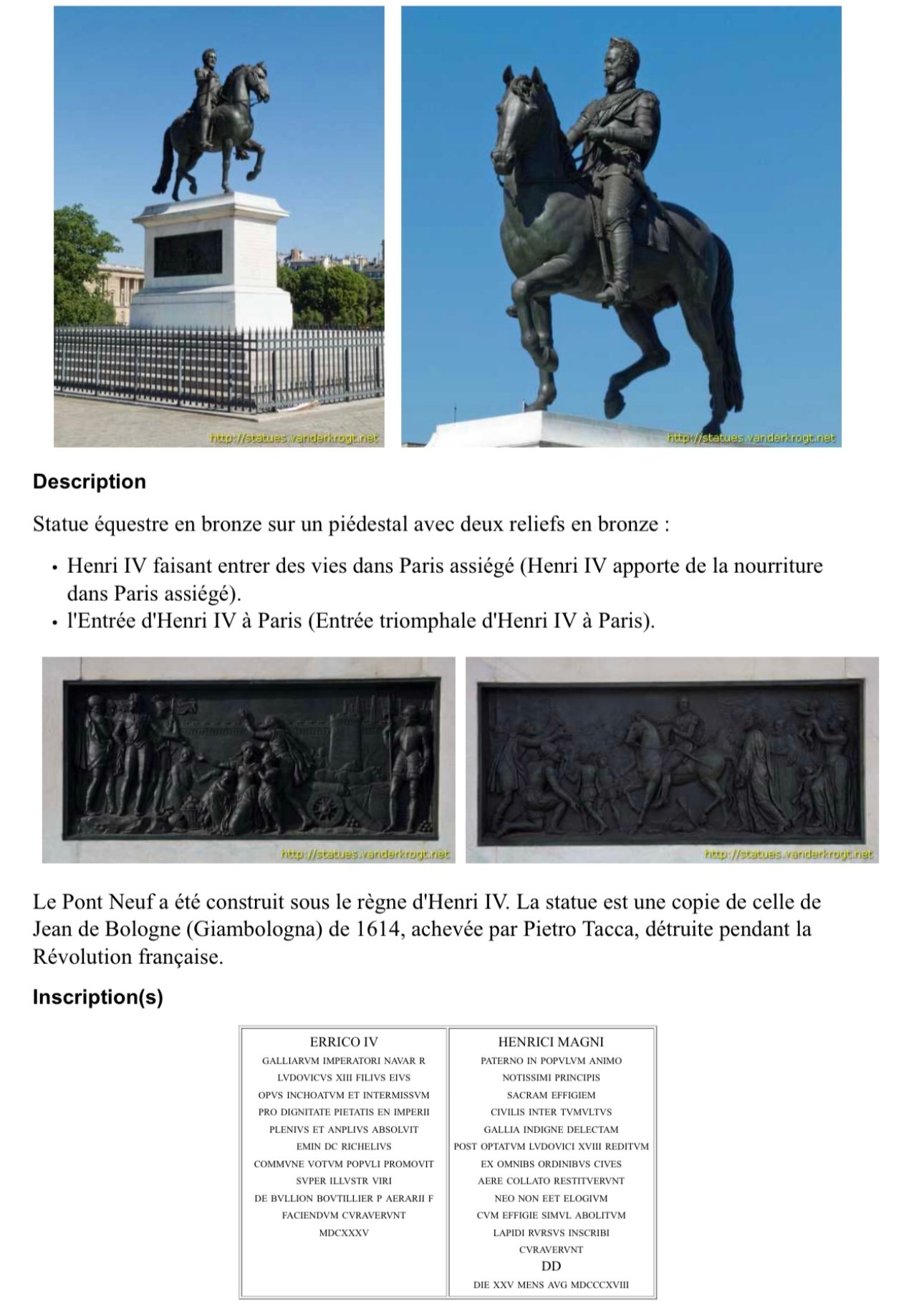 Henri IV MAGNI IMPERATOR DE GALLIA - Image 1