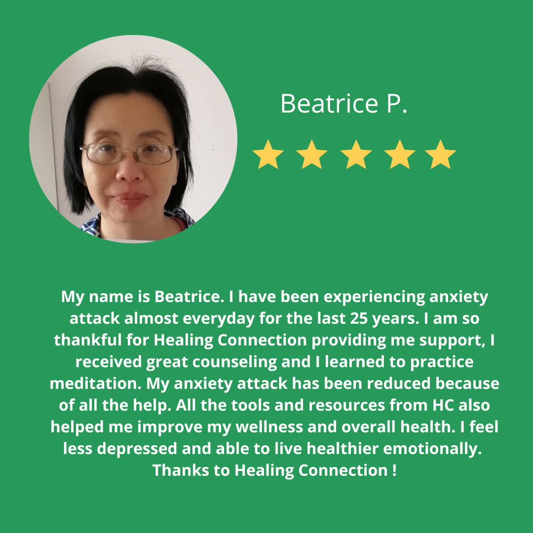 Testimonial from Beatrice P.