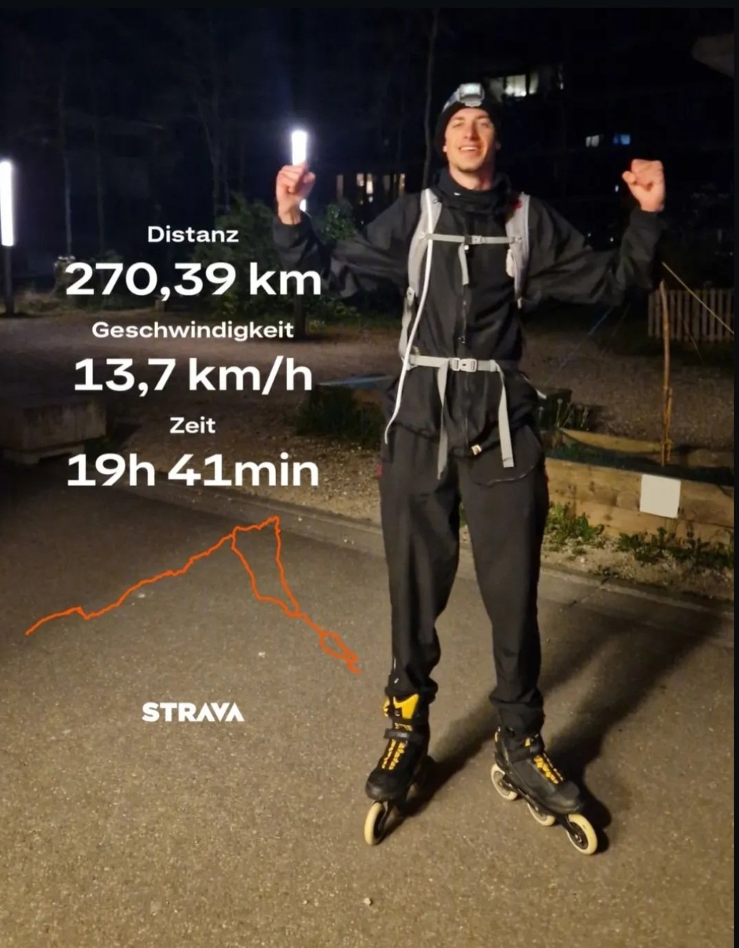 Pumalino beim Projekt: 270 km Inlineskatetour