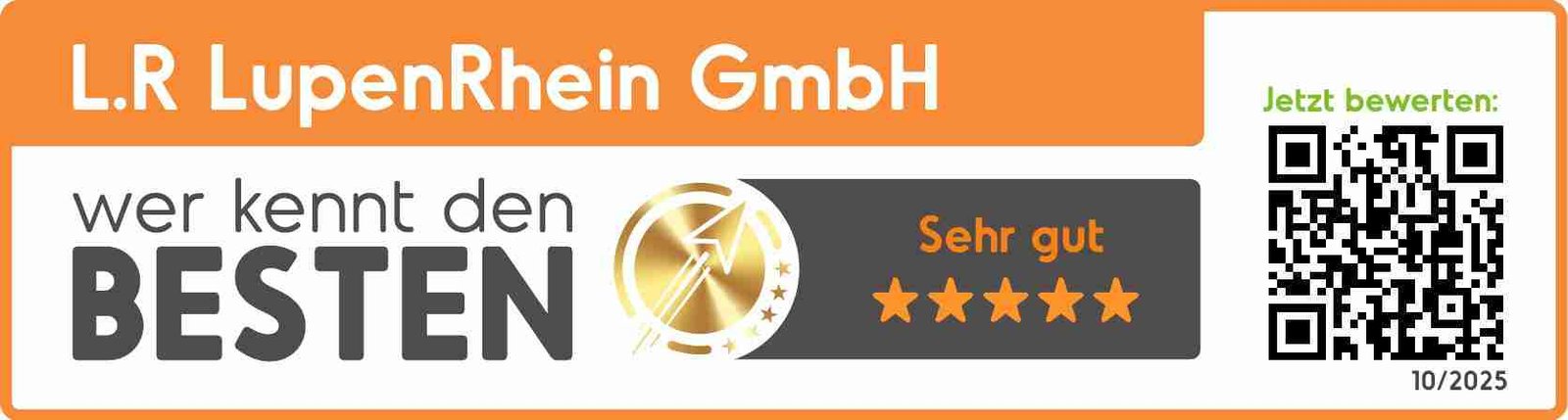 L.R LupenRhein GmbH Bewertung - Wer kennt den Besten - Sehr gut