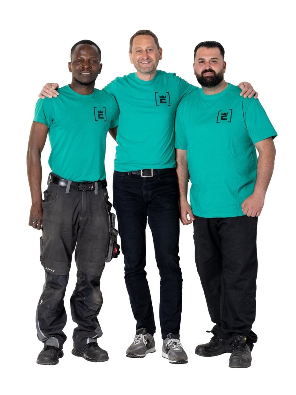 Zufriedene Mitarbeiter der Raecks GmbH mit ihrem Ansprechpartner