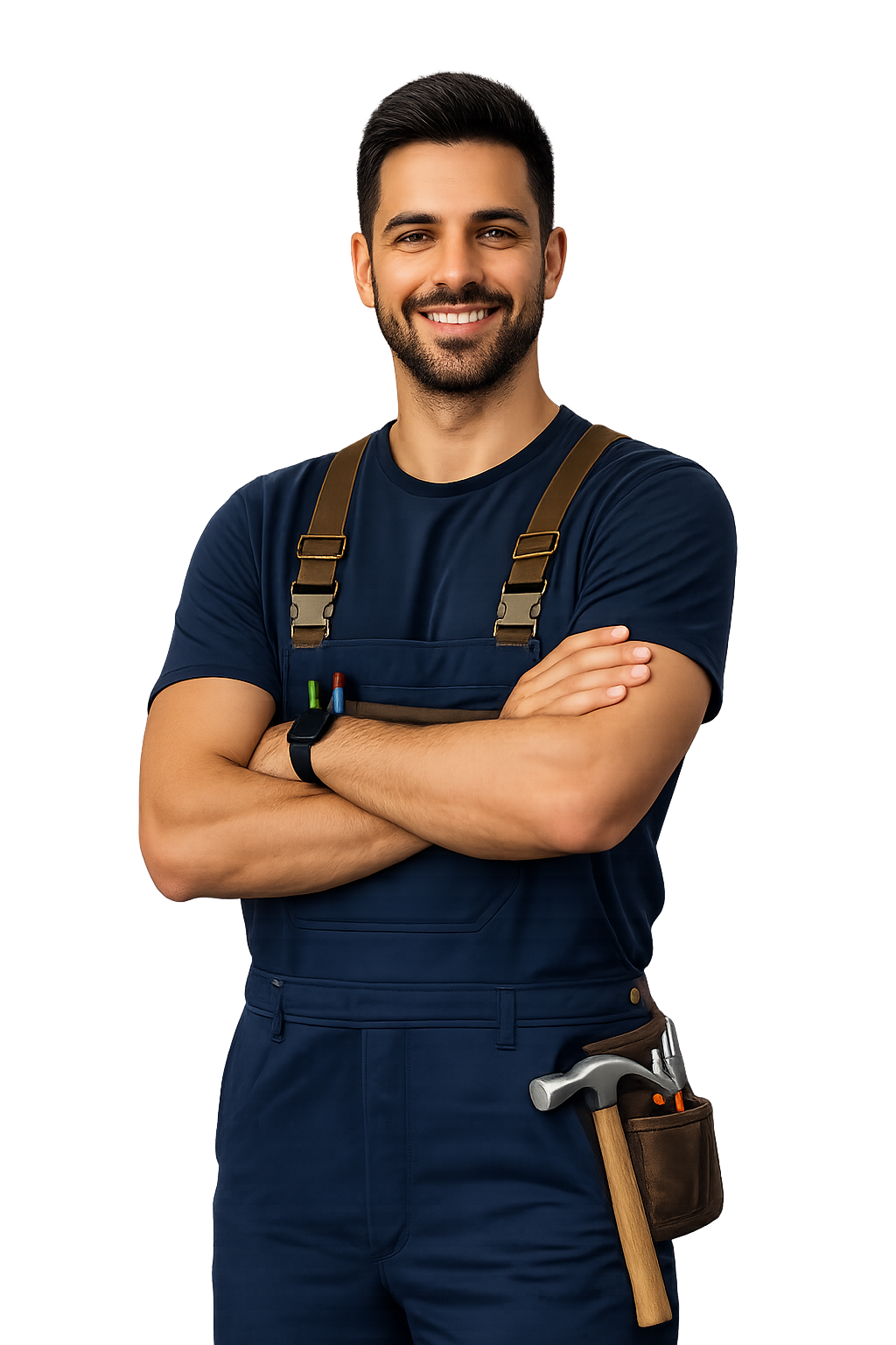 Handwerker mit Werkzeugen
