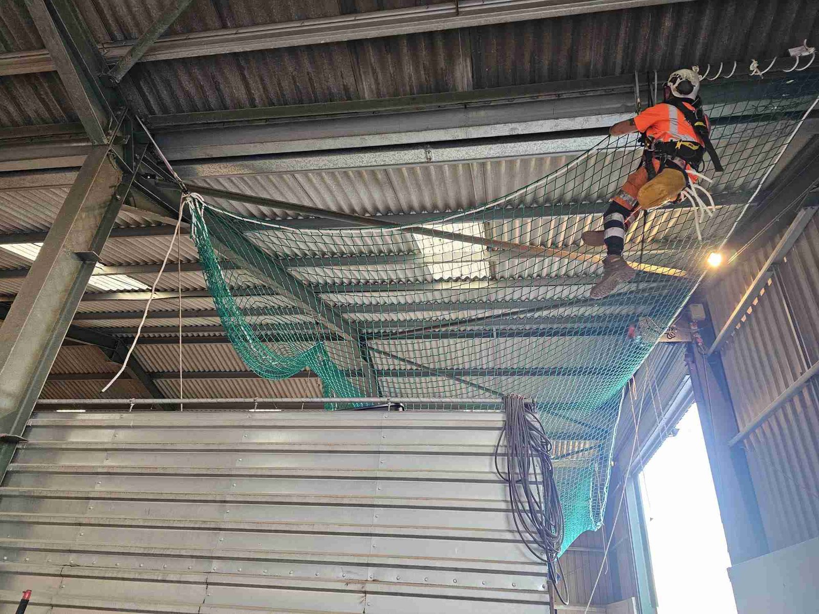 Netting Work R.A.T. Works — Rope Access Technicians | Safety Netting, Conservation ...