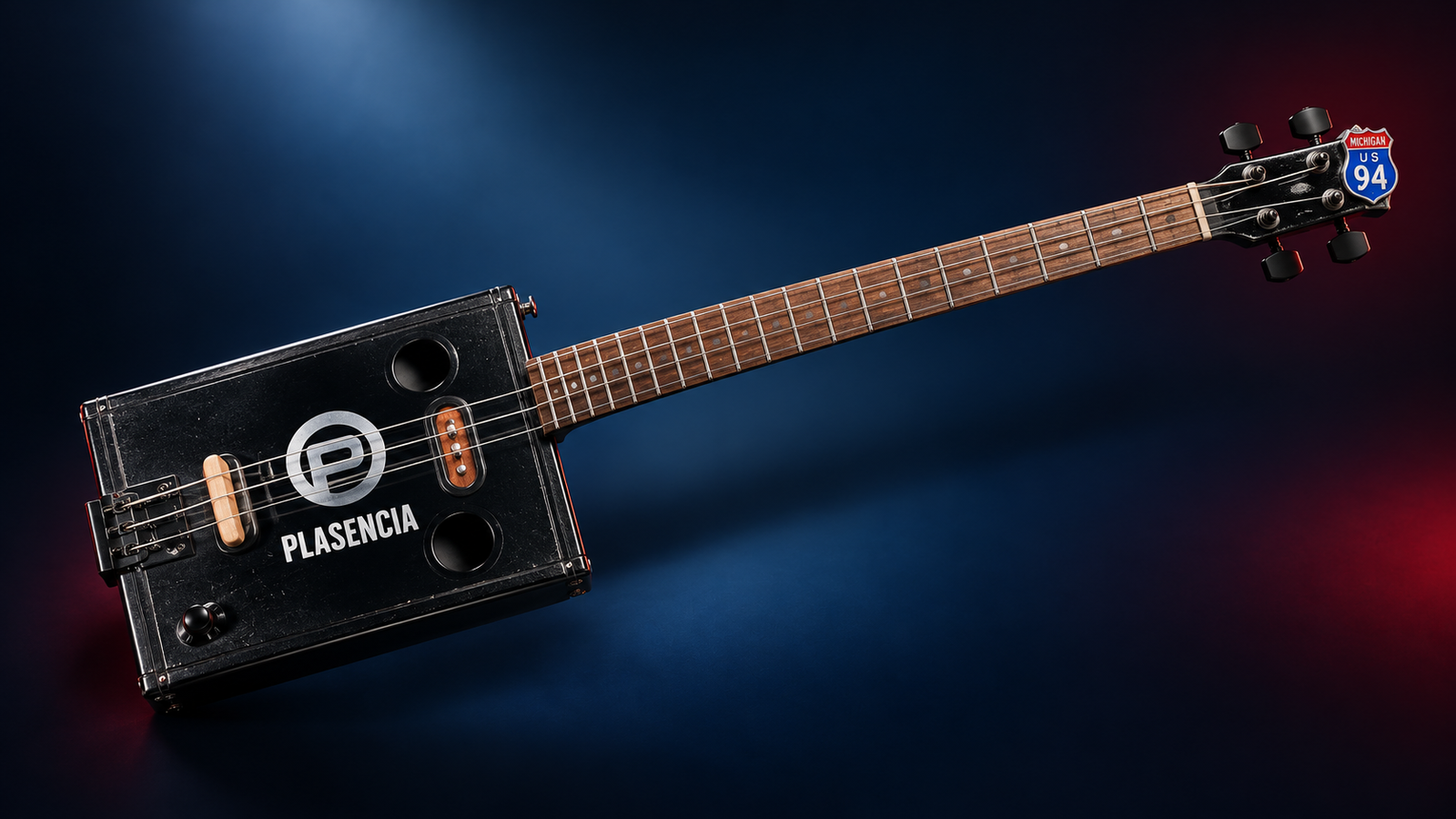 Michigan Blues cigar box guitar
