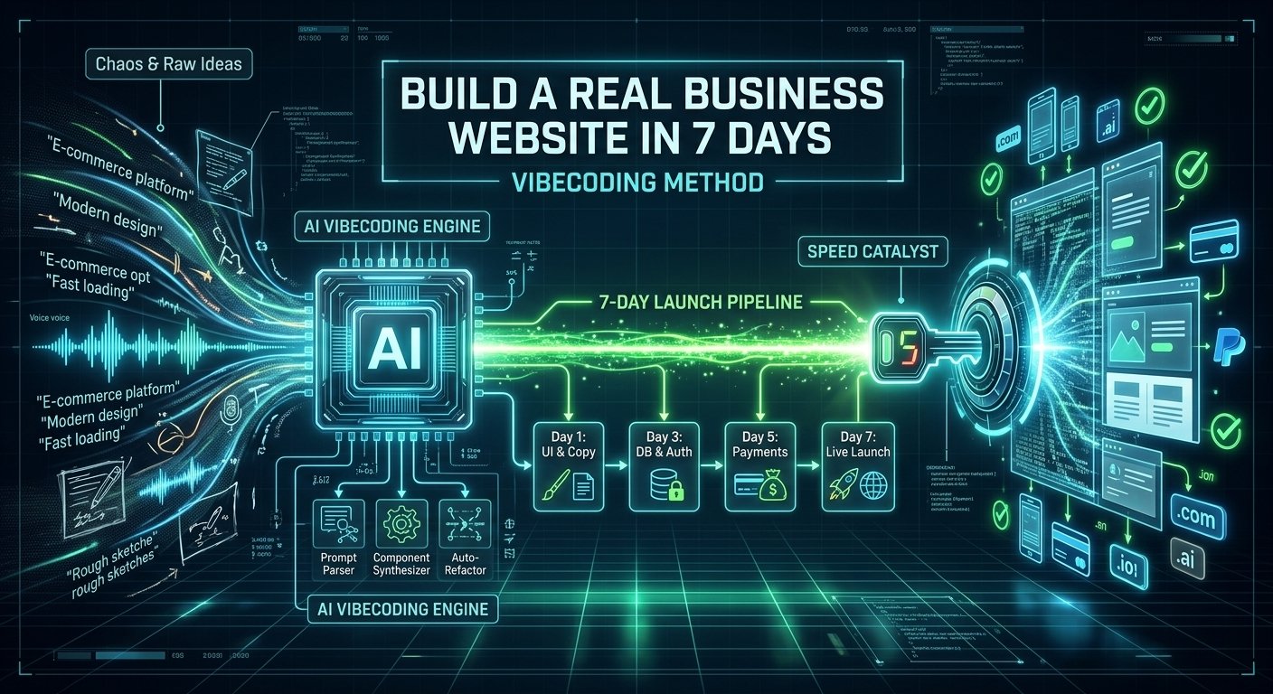 Build a Real Business Website in 1 Week - AI-assisted website build guide cover