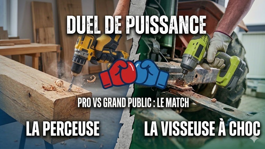 Visseuse à chocs vs Perceuse