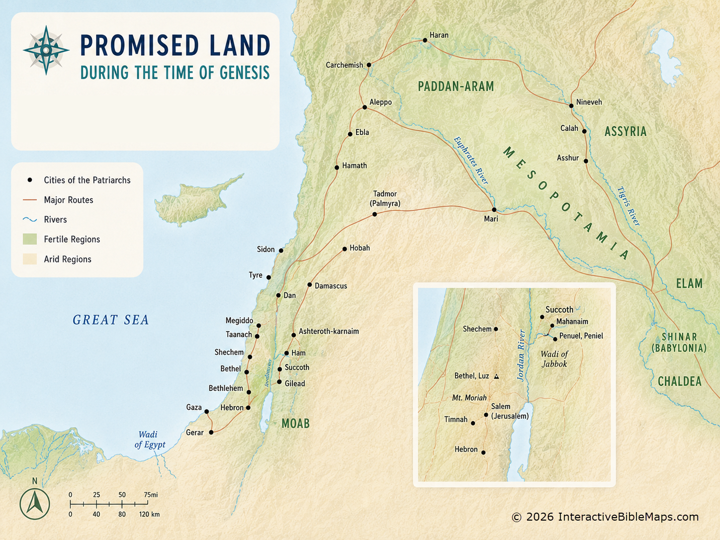 Interactive Bible Maps