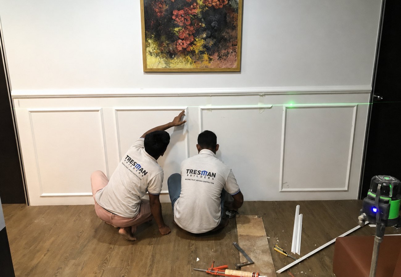 Wainscoting Install