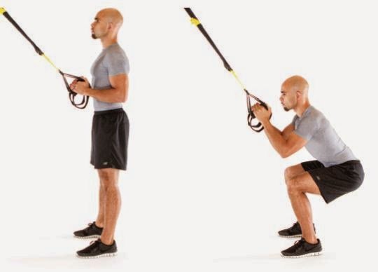 Przysiad TRX