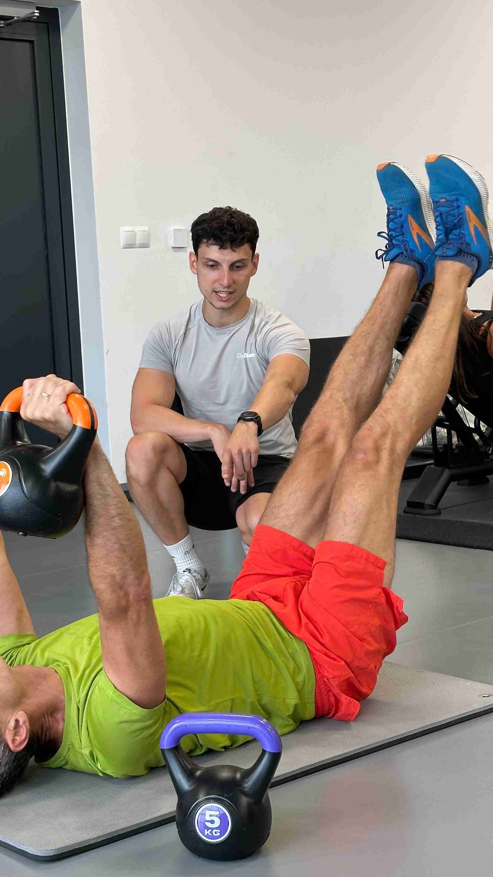 Senior struggling with movement