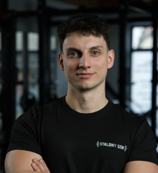 Trener Damian Duźniak
