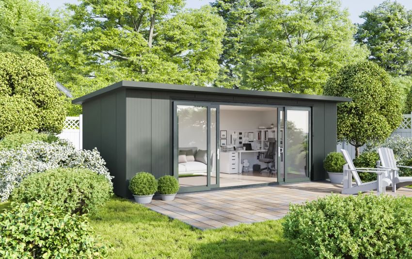 The Maximus workshop timber frame garden room