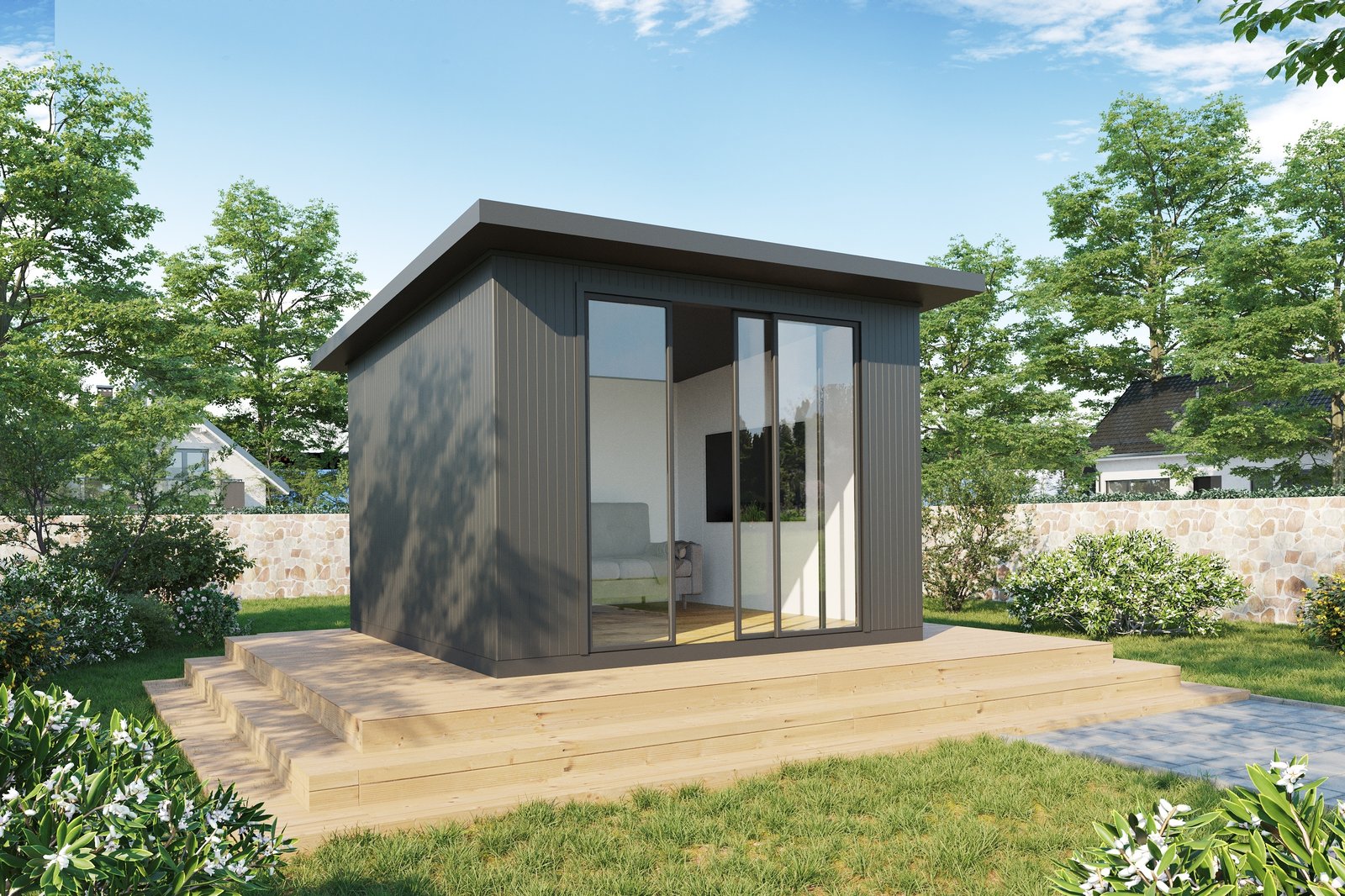 The Cube insulated garden room by All Season Garden Rooms