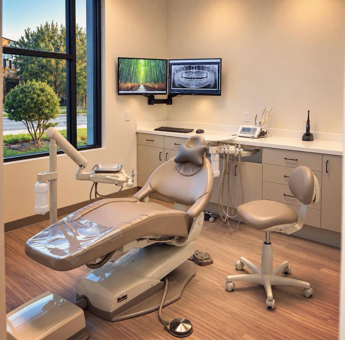 Boutique dental treatment room at Highline Dental in Oviedo FL