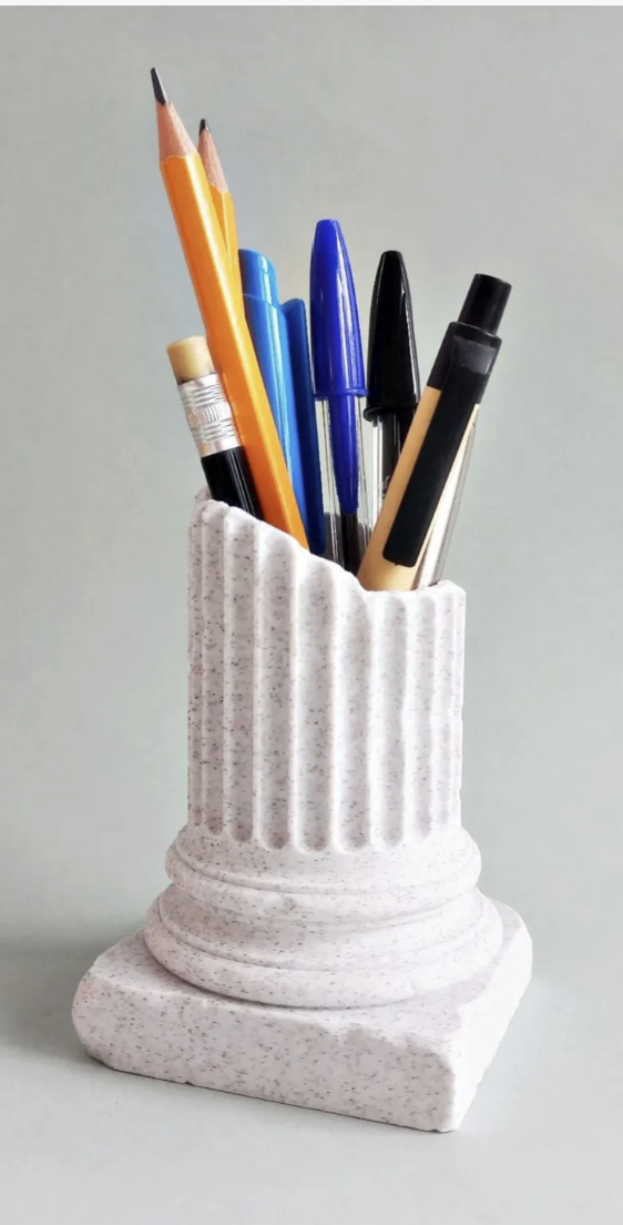 Greek Column Pen Holder β custom 3D printed in Dubai by RiaanPrintz