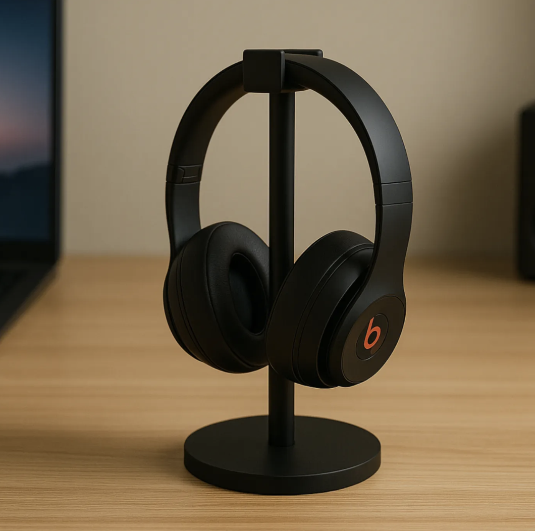 Minimal Black Headphone Stand β custom 3D printed in Dubai by RiaanPrintz