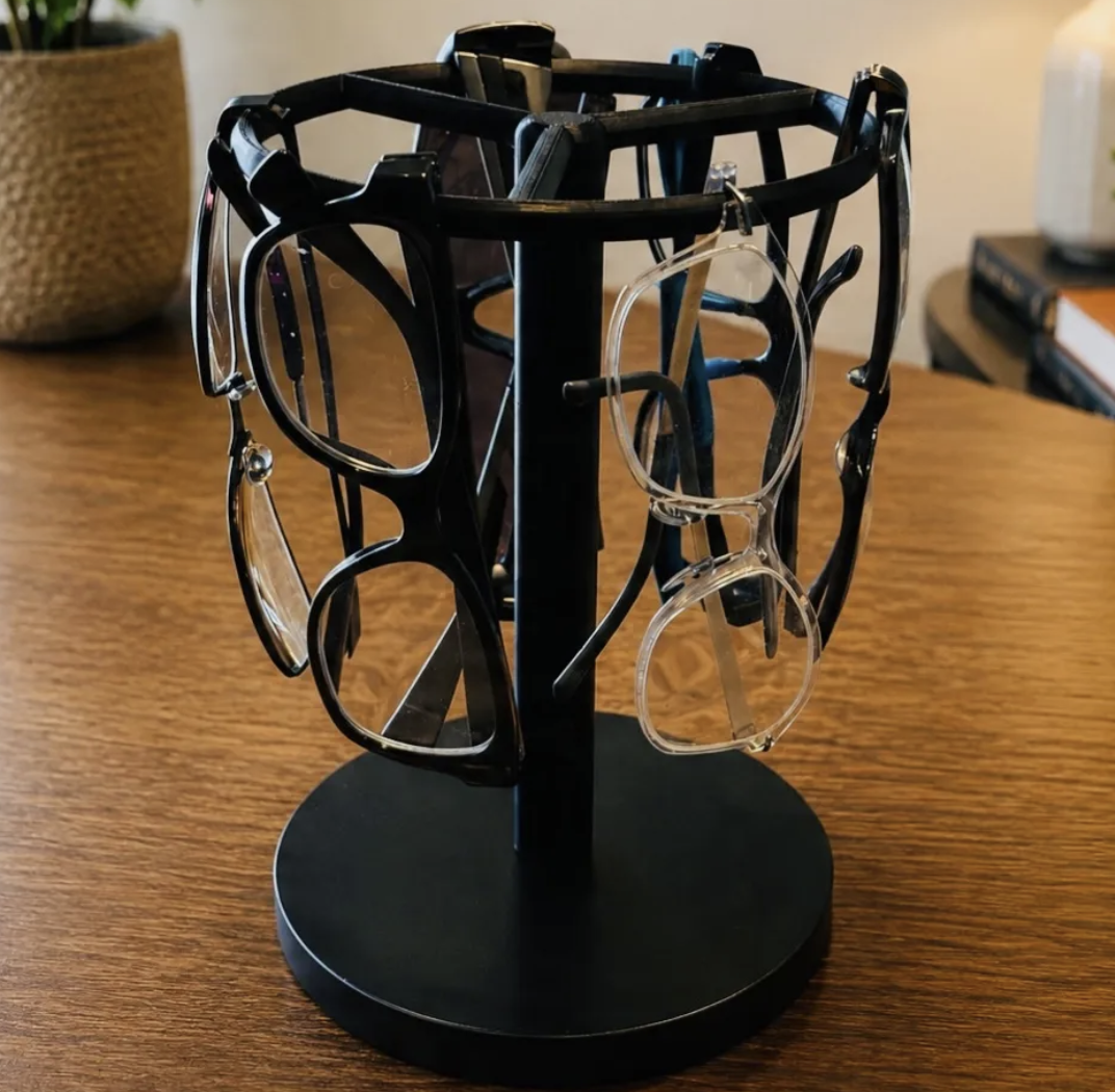 Rotating Glasses Stand β custom 3D printed in Dubai by RiaanPrintz