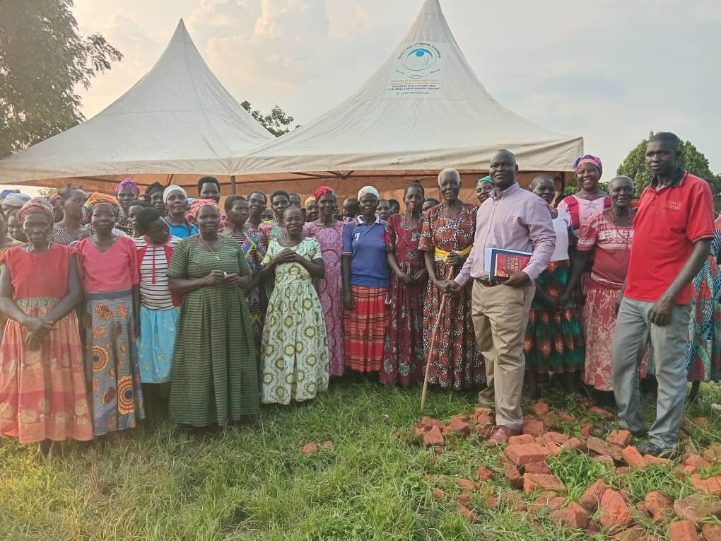 Community members and staff at a Kango Kids of Uganda Foundation event