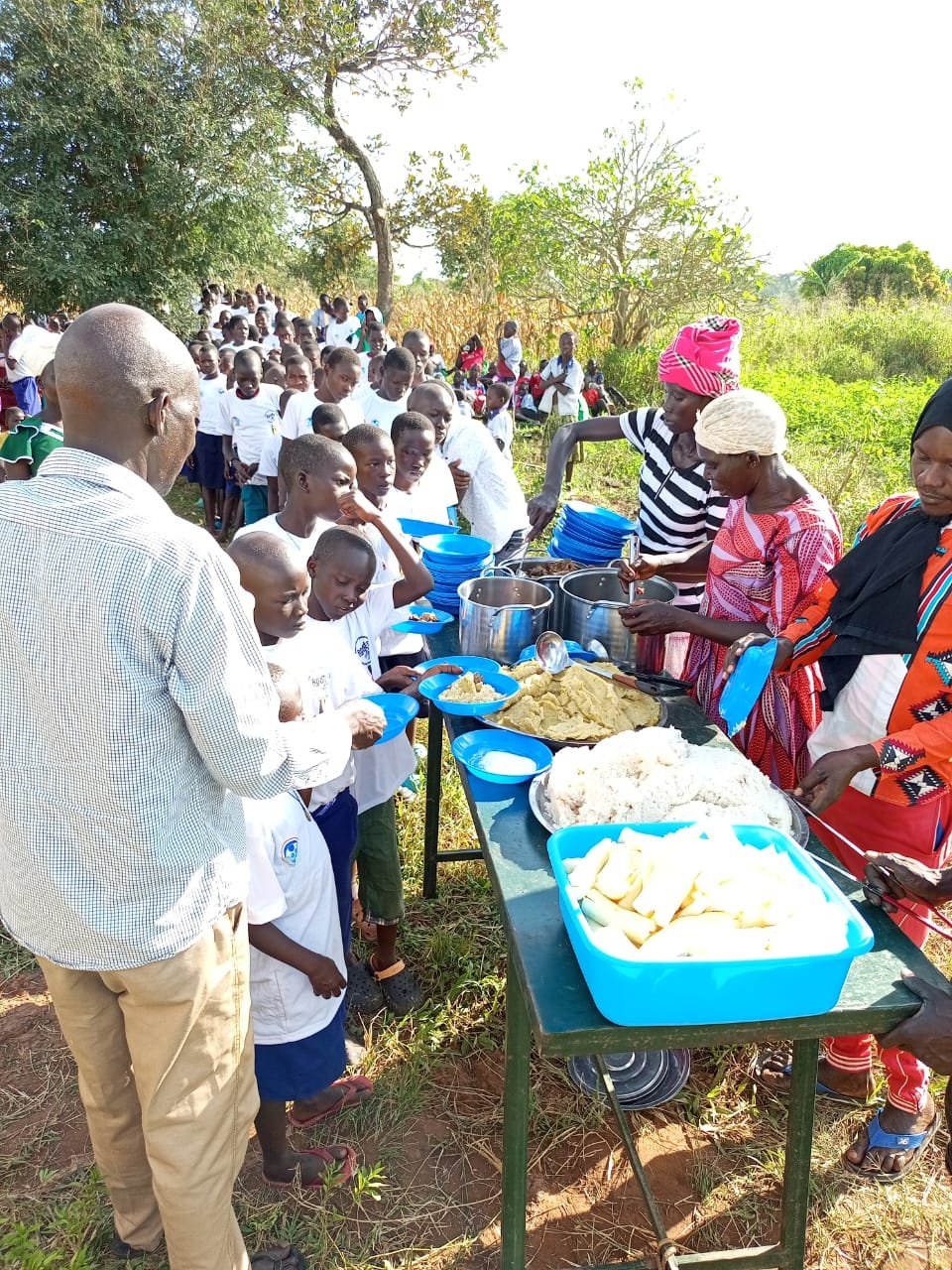 Food and livestock distribution with bananas