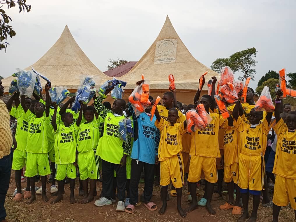 Sports celebration - team spirit and joy