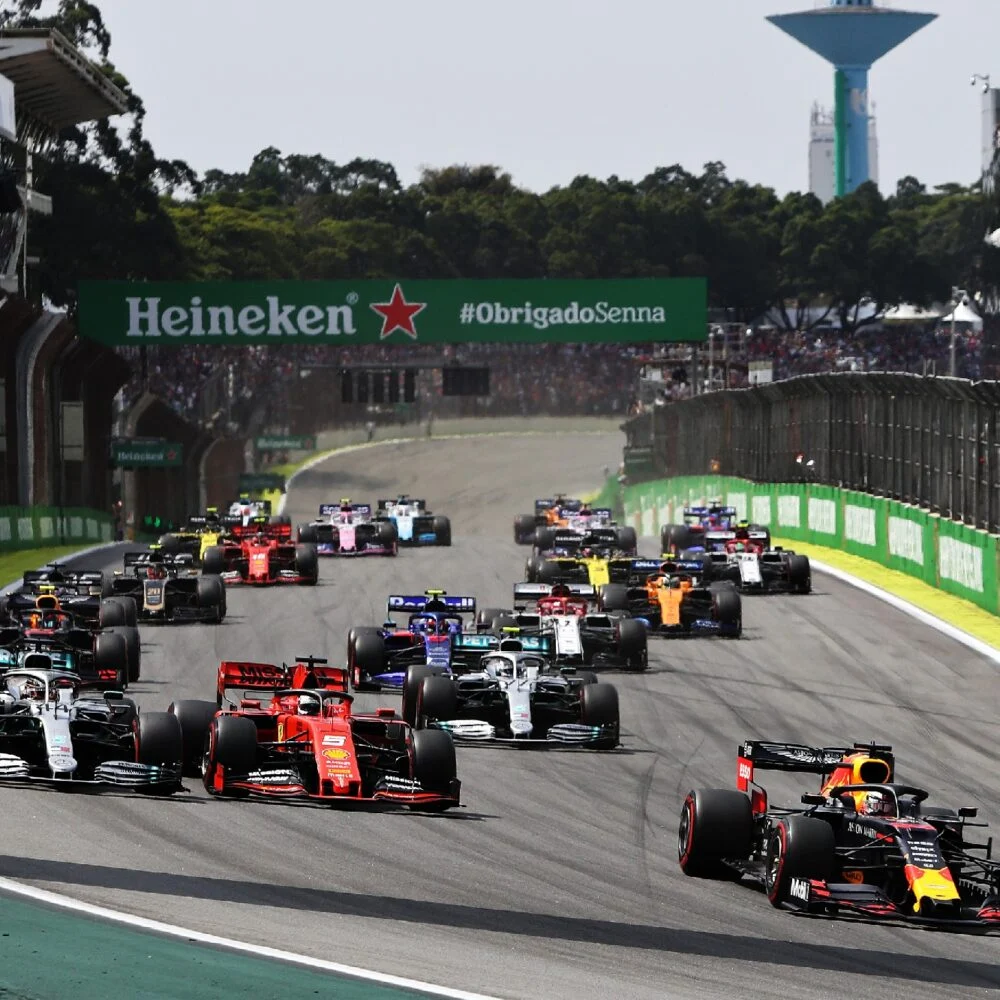 Largada do Grande Prêmio de São Paulo de Fórmula 1 em Interlagos