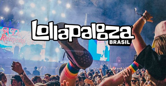 Palco do Lollapalooza Brasil diante do público do festival
